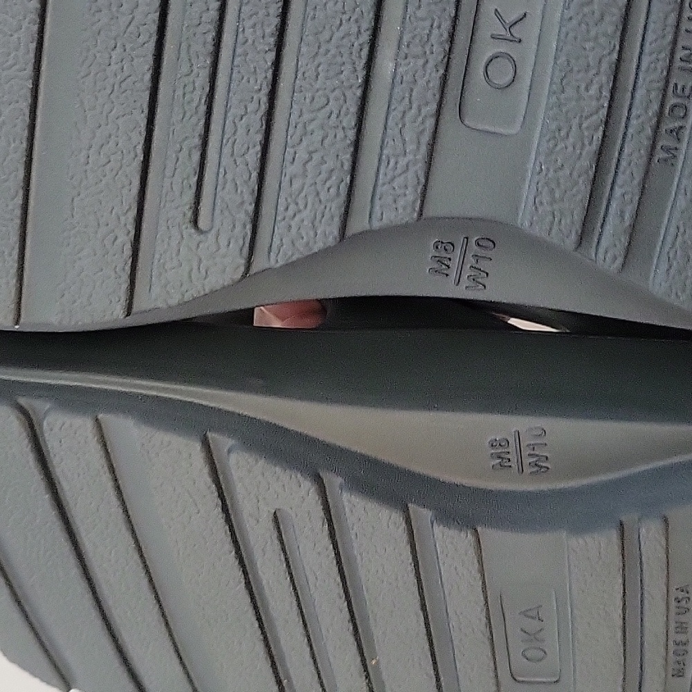OKA Slides Sandals Water Shoes Gray Womens 10/Mens 8 NWOT - Picture 7 of 7